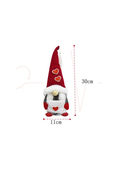 "el Yapımı İsveç Tomte Peluş - Romantik Ev İçin Sevgililer Günü Gnome Dekoru" Female