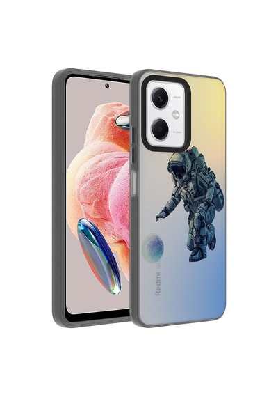 Zore Redmi Note 12 4g Kılıf Desenli Nvth Dragon Sert Kapak - Astronot