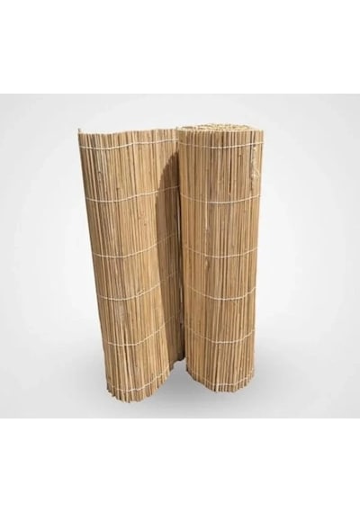 Doğal Görünümlü Hasır Balkon Çitleri, 80 Cm X 2,50 M Boyut