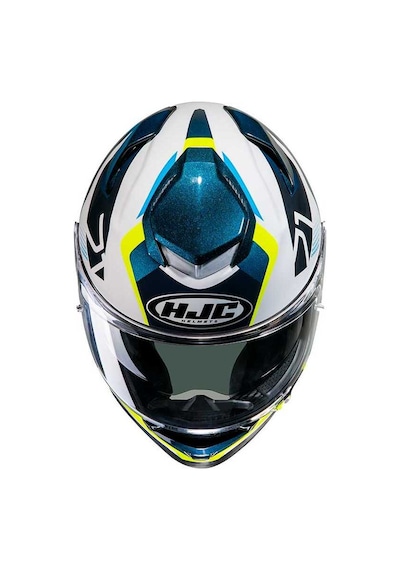 HJC RPHA 71 Hapel MC3H Kapalı Motosiklet Kaskı Lacivert - Sarı