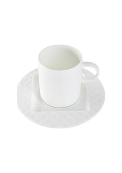 Superior Bone Porcelain Elix 2 Kişilik Kahve Takımı 85cc Acı Kahve