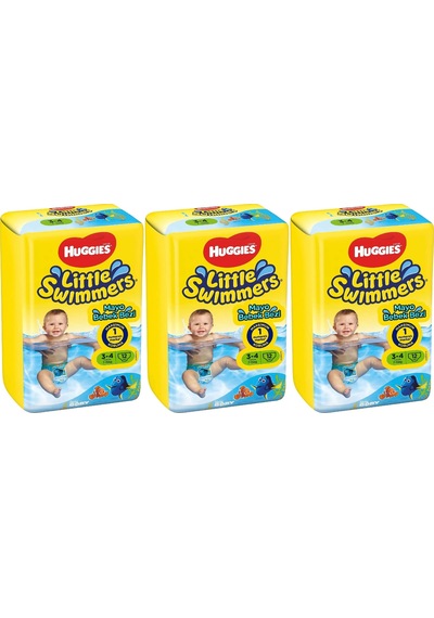 Huggıes Little Swımmers Mayo Bebek Bezi Beden:3-4 7-15kg 36adet 3 - 4 Numara 3'lü