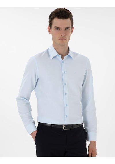 Pierre Cardin Erkek Açık Mavi Gömlek Desenli 50303375-vr003 Açik Mavi