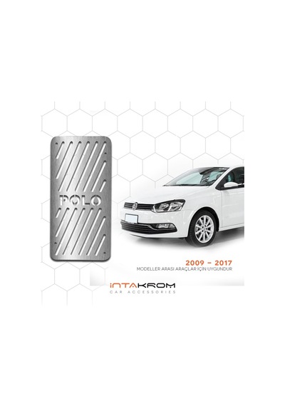 intakrom Volkswagen Polo Krom Ayak Dinlendirme Pedalı - 2009 - 2017