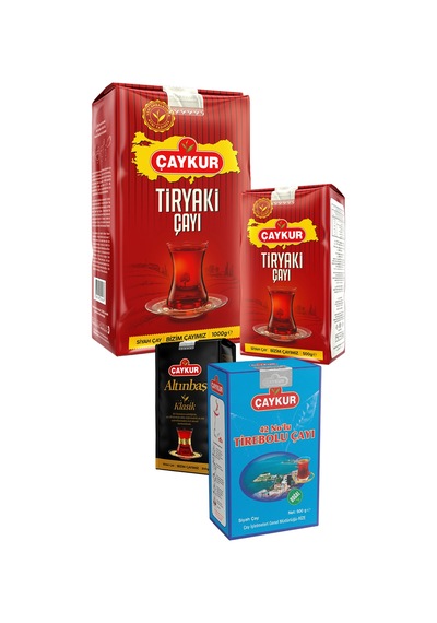 Tiryaki 500gr Ve 1kg, Altınbaş 200gr, 42 No Tirebolu 500gr Dökme Çay Paketi