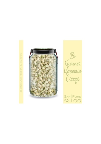 Yasemin Çiçeği Bi Kavanoz 660 Cc. Cam Kavanozda Tomurcuk Çiçek Yasemin Jasmine Flower