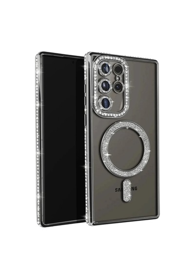 Samsung Galaxy Uyumlu, S23 Ultra Joke Simli Magneticsafe Kılıf - Siyah