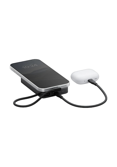 Energea Integra 20s Dijital Göstergeli 10.000 Mah 20w Type-c Dahili Kablolu Manyetik Powerbank - Siyah Siyah