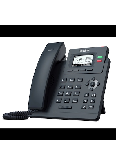 Yealınk Sıp-t31p, Masaüstü, Kablolu Ip Telefon, Siyah, 2.3" Siyah Beyaz Ekran, 2xmegabit Ethernet Po
