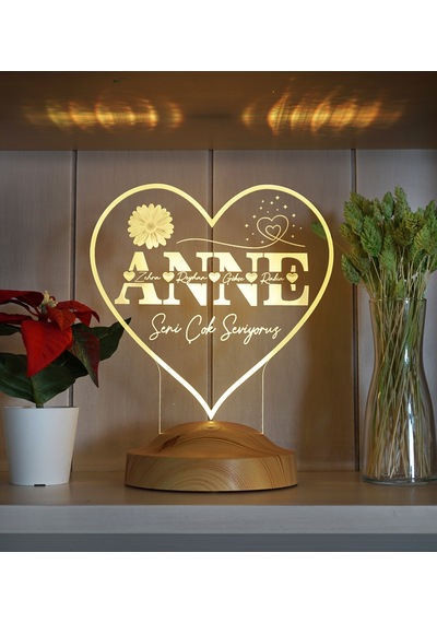 Kalp Şeklinde Anneler Günü Hediyesi, Anneye Hediye