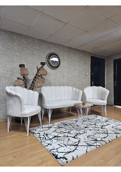 Zafir Beyaz Boyalı Tel Ayak Papatya Çay Seti Koltuk Takımı , Balkon, Salon, Ofis, Cafe Koltuk Takımı Krem Zafir Beyaz Boyalı Tel Ayak Papatya Çay Seti Koltuk Takımı , Balkon, Salon, Ofis, Cafe Koltuk Takımı Krem