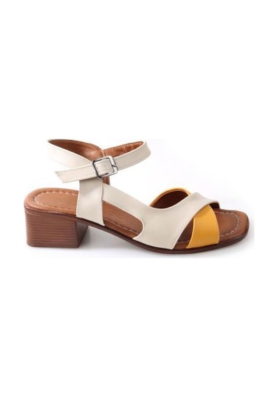 Papuçcity Frzn 02879 4,5 Cm Kadın Topuklu Sandalet 001