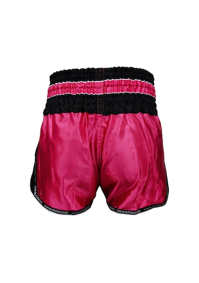 Dragondo Mt3075 Retro Neo Kick Boks Şortu Muay Thai Şort Pembe