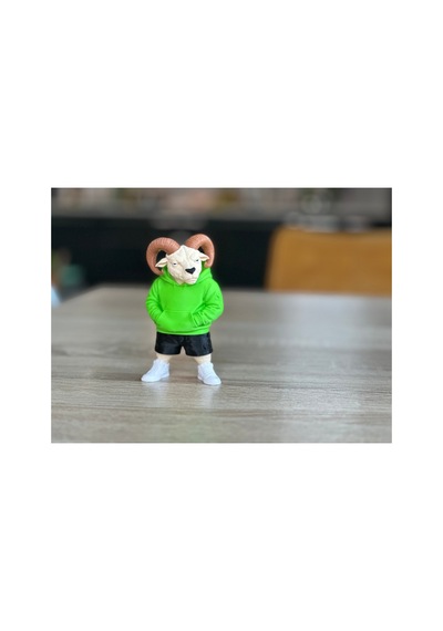 Kapüşonlu Koç Figür 10cm-3d Baskı-kolleksiyonluk Biblo