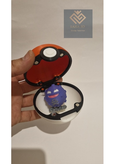 Pokemon Mıknatıslı Poke Topu Koffing Hediyeli