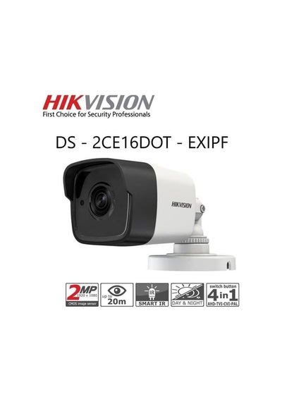 Hikvision Ds-2Ce16D0T-Exıpf 2Mp 2.8Mm Bullet Kamera20 Mt.