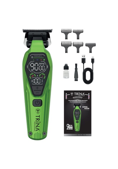 Trina Profesyonel Tıraş Makinesi Yeşil Trnsklks0013gr