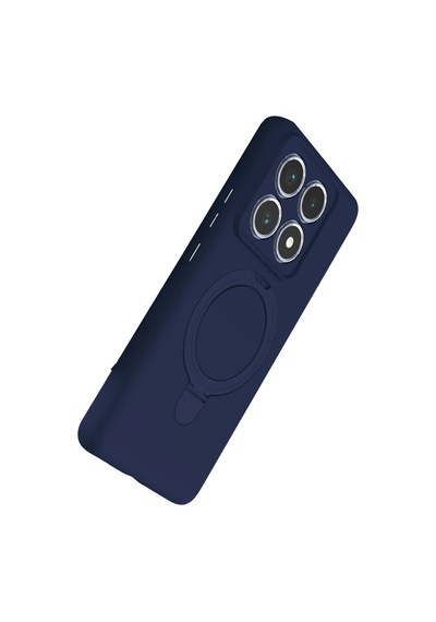 Newface - 9 - Xiaomi Mi 14t Pro Regal Magsafe Standlı Kapak - Spt-gld - - Lacivert