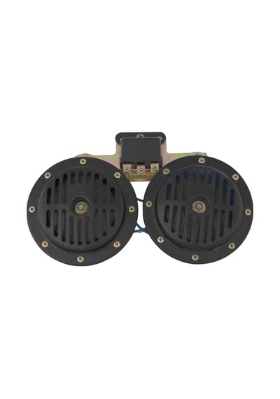 Dı Dıt Korna 12v Roleli Super Ton Büyük 13mm Siyah Set / Ssko63