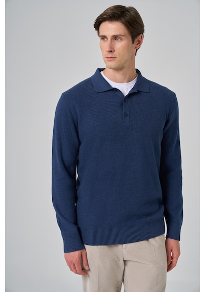 Morven Erkek İndigo Trend Polo Yaka Dynamic Fit Rahat Kesim Triko 26kc017008308 İndigo İndigo Morven Erkek İndigo Trend Polo Yaka Dynamic Fit Rahat Kesim Triko 26kc017008308 İndigo İndigo