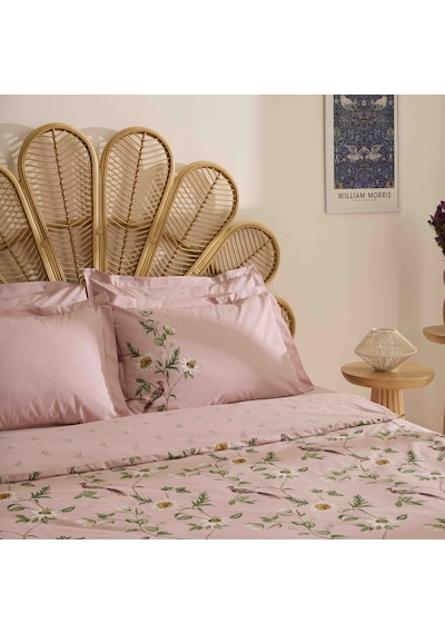 Karaca Home Calivra %100 Pamuk Tek Kişilik Nevresim Takımı Pudra