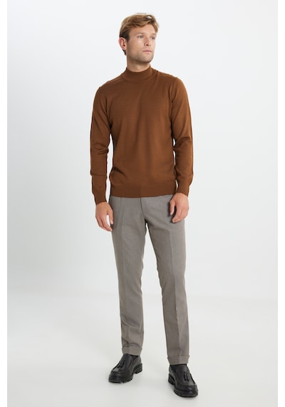 AC&Co / Altınyıldız Classics Erkek Tarcın Yünlü Sıcak Tutan Standart Fit Normal Kesim Yarım Balıkçı Yaka Triko Kazak Tarcın AC&Co / Altınyıldız Classics Erkek Tarcın Yünlü Sıcak Tutan Standart Fit Normal Kesim Yarım Balıkçı Yaka Triko Kazak Tarcın