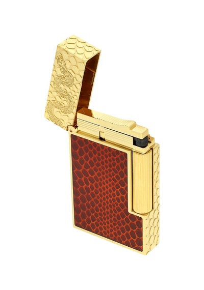 S.t. Dupont Lacquered Ligne 2 Red Puro Çakmağı 16075 - Tr8344