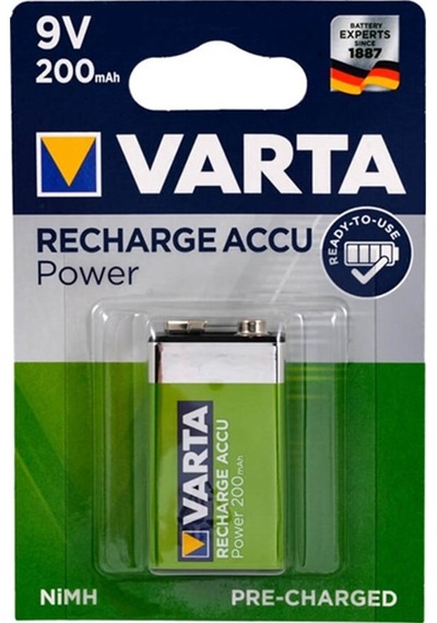 Varta 9 Volt - 200 Mah Şarjlı Pil-70821
