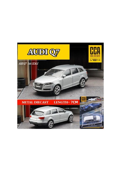 Premium Series Audi Q7 Gümüş 1/64 Model Araba