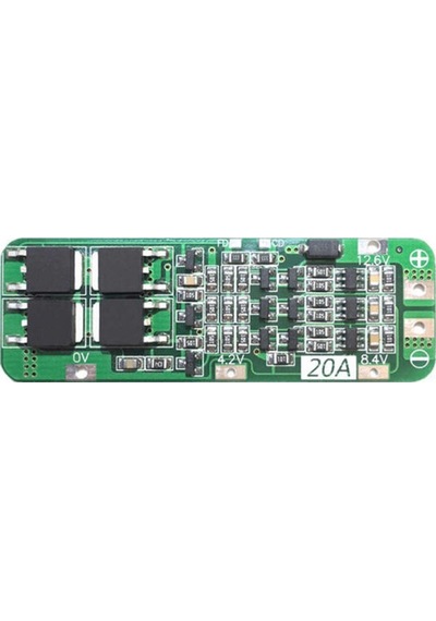 Robotdiyarı-3S 20A Bms Pil Şarj Koruma Kartı Lityum Lipo Batarya 18650 Li-İon