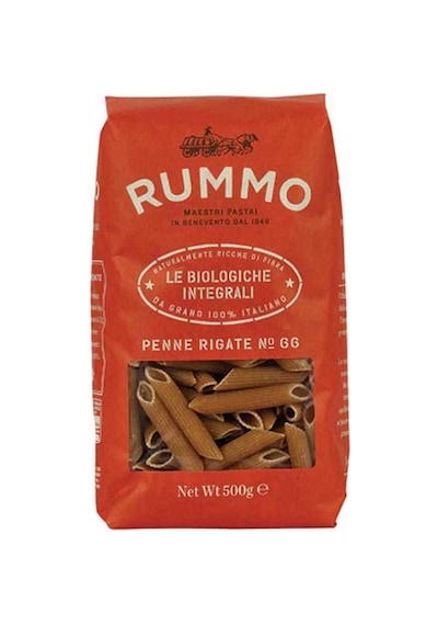 Rummo Organik Kepekli Penne Rigate No 66 Makarna 500 G