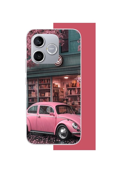 Honor 600 Lite Uyumlu Pembe Vos Vos Uv Baskılı Silikon Kılıf Renkli
