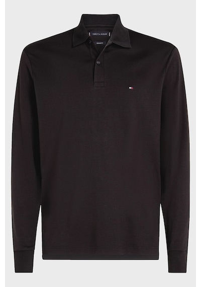 Tommy Hilfiger Erkek Polo Yaka Sweat Mw0mw37317 Bds Siyah Siyah