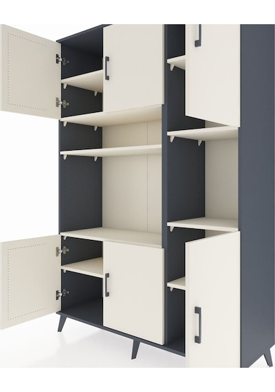Hyperion Dolap 9 Raflı 6 Kapaklı 132x44x195 Antrasit-aytaşı/a... Antrasit Hyperion Dolap 9 Raflı 6 Kapaklı 132x44x195 Antrasit-aytaşı/a... Antrasit