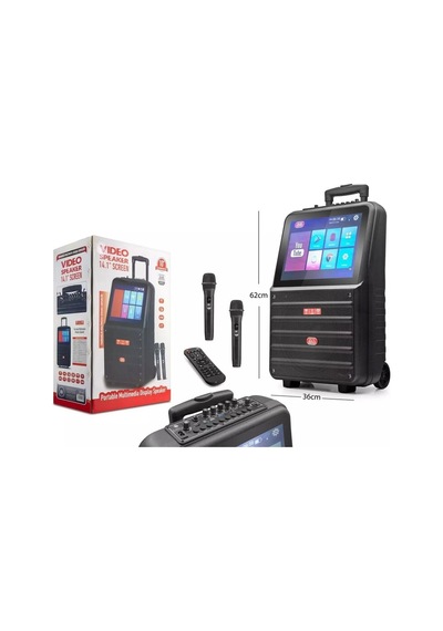 Subzero Wr194 14.1\" Multimedia Dokunmatik Ekran 2 Kablosuz Mikrofonlu Kumandalı Rgb Bluetooth/usb/sd-120556