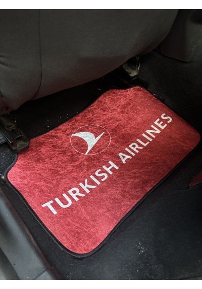 Lüx Oto Halı Paspas Desenli Yıkanabilir Universal Her Araca Uyumlu Turkish Air