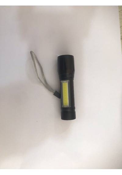 Omax Usb Şarzlı Ultra Güçlü Mini Boy Sert Plastik Kasa El Feneri Siyah - Yeşil
