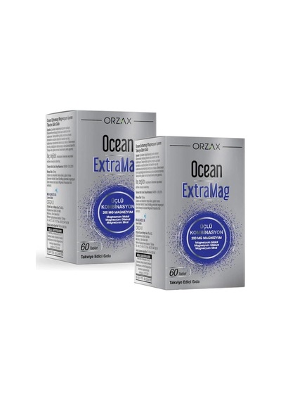 Extramag Sitrat-malat-bisglisinat Magnezyum Complex 60 Tablet 2 Adet + 100ml Facial Cleanser Hediye, Snowcosmeticocean67