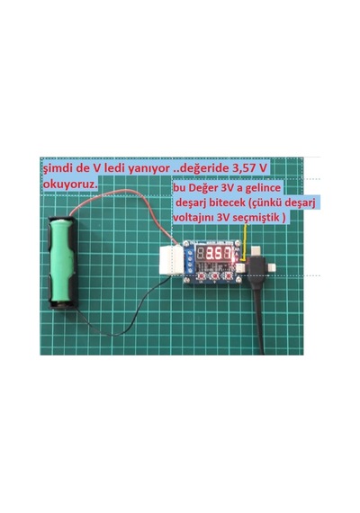 Zb2L3 18650 Lityum Pil Kapasite Ölçer Test Cihazı Deşarj