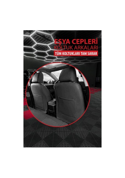 Ford Connect 2015-2019 Vira Grindelegance 2+1 Koltuk Kılıfı Bej