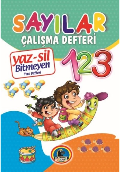Yaz-sil Sayılar Bitmeyen Yazı Defteri+tahta Kalemi - Rxlu-590378