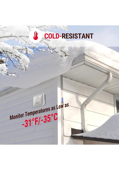 Thermopro Tp63c İç Ve Dış Mekan Sensörlü Dijital Sıcaklık Ve Nem Ölçer