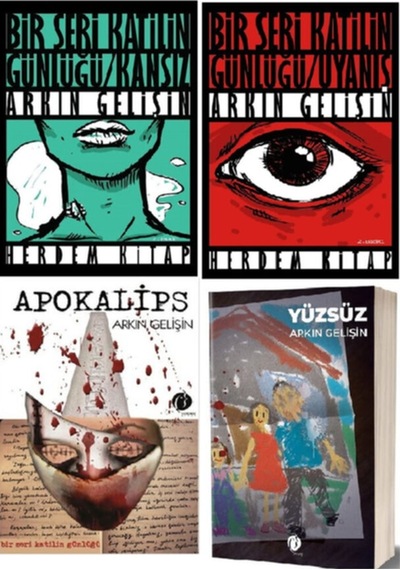 Kansız-Uyanış-Apokalips- Yüzsüz - Polisiye Kitap Serisi 4 Kitap