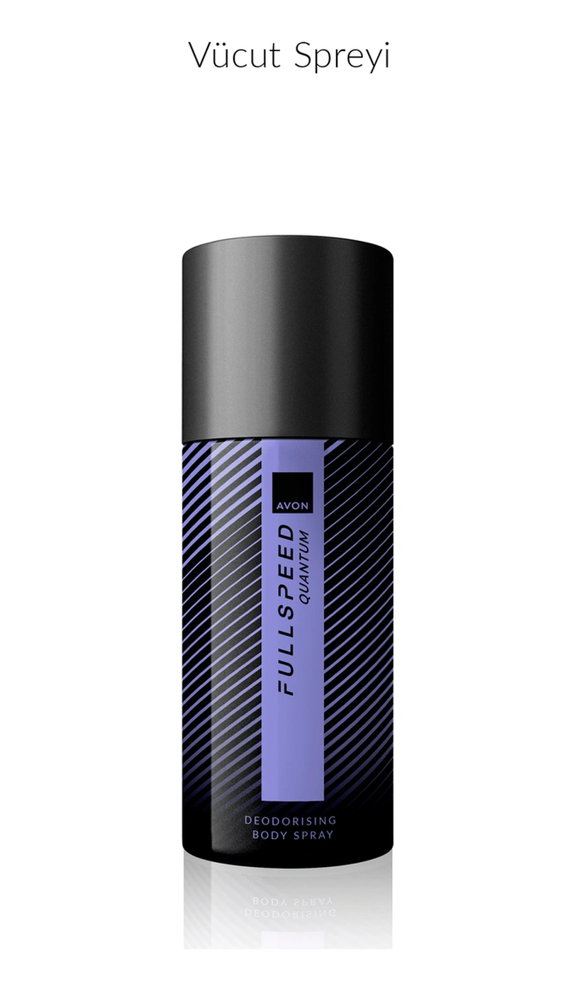 Avon Full Speed Quantum Erkek Sprey Deodorant 150 ML
