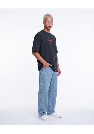 Respire Erkek Ffb Patch Oversize T-shirt Füme