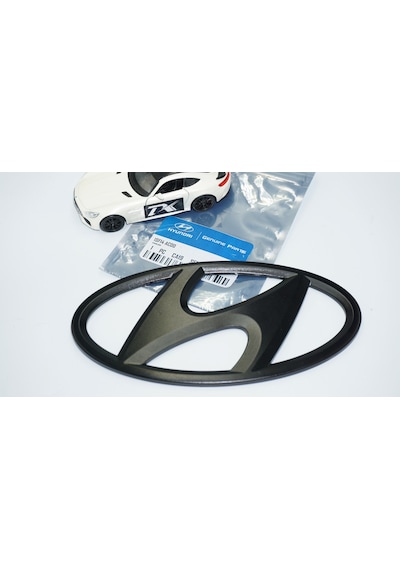 Dk Tuning Elantra Cn7 Siyah Ön Panjur Logo Hyundai İle Uyumlu