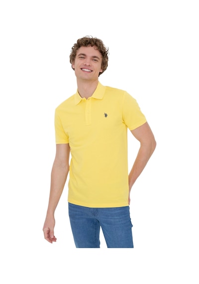 U.S. Polo Assn. Erkek Polo Yaka T-shirt 1350446 Sari