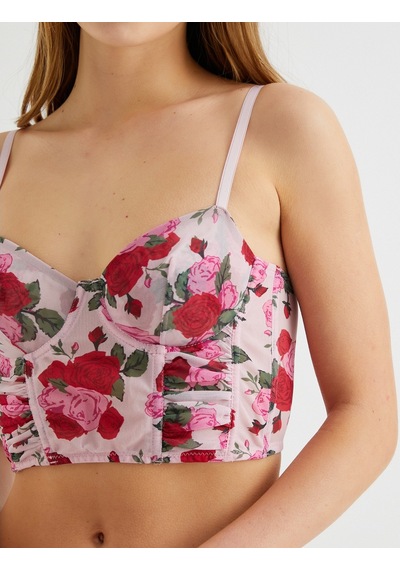Koton Çiçekli Bralet Sütyen Dolgusuz Kapsız Balensiz Büzgülü Pembe Desenli 3slk10079mk 3SLK10079MK2D5 Pembe Koton Çiçekli Bralet Sütyen Dolgusuz Kapsız Balensiz Büzgülü Pembe Desenli 3slk10079mk 3SLK10079MK2D5 Pembe