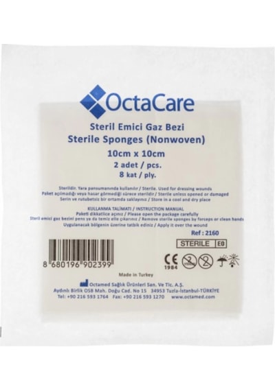 Steril Emici Gazlı Bez 10x10 Cm 150li Kutu