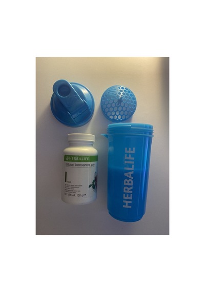 Herbalife Konstra Çay 1 Adet 1 Adet Süper Mavi Shaker